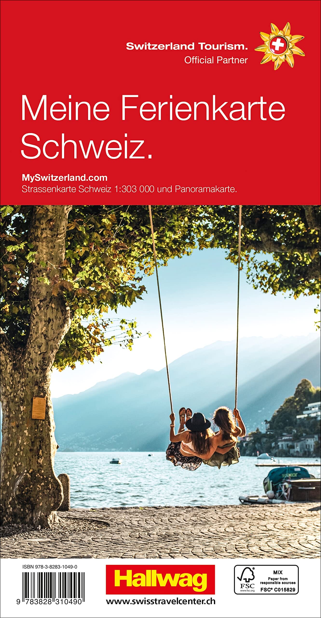 Carte routière - Suisse, ma carte des vacances | Hallwag carte routière Hallwag