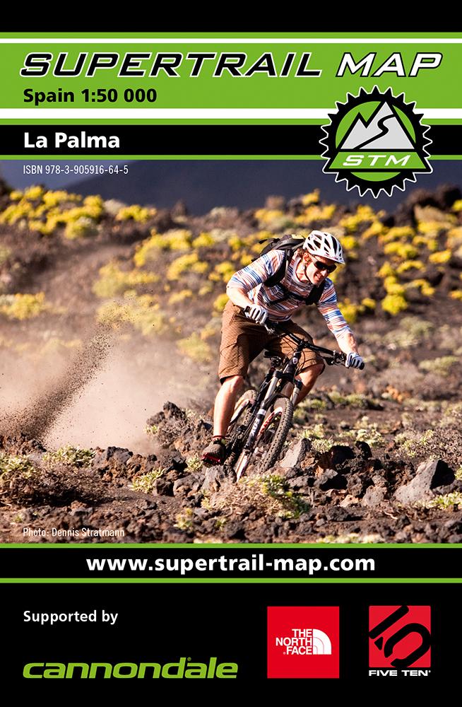Carte Supertrail - La Palma | Supertrail Map carte de randonnée Supertrail Map