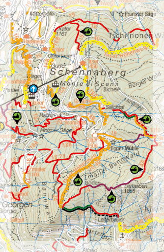 Carte Supertrail - Merano Nord | Supertrail Map carte de randonnée Supertrail Map Default Title