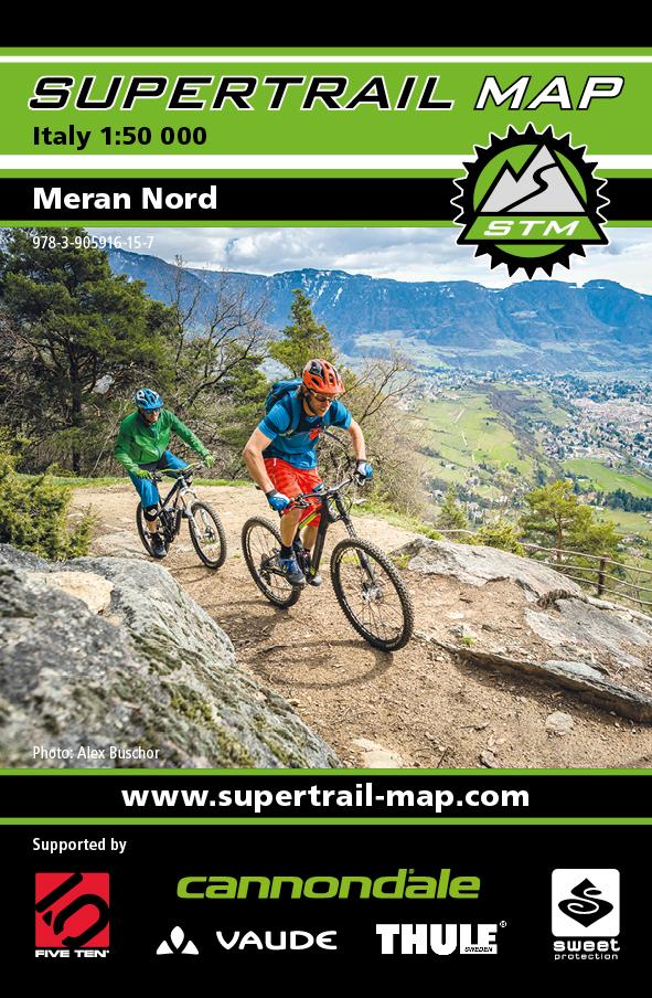 Carte Supertrail - Merano Nord | Supertrail Map carte de randonnée Supertrail Map