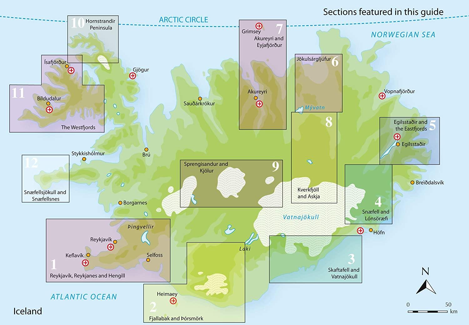 Guide de randonnées (en anglais) - Iceland walking & trekking | Cicerone guide de randonnée Cicerone