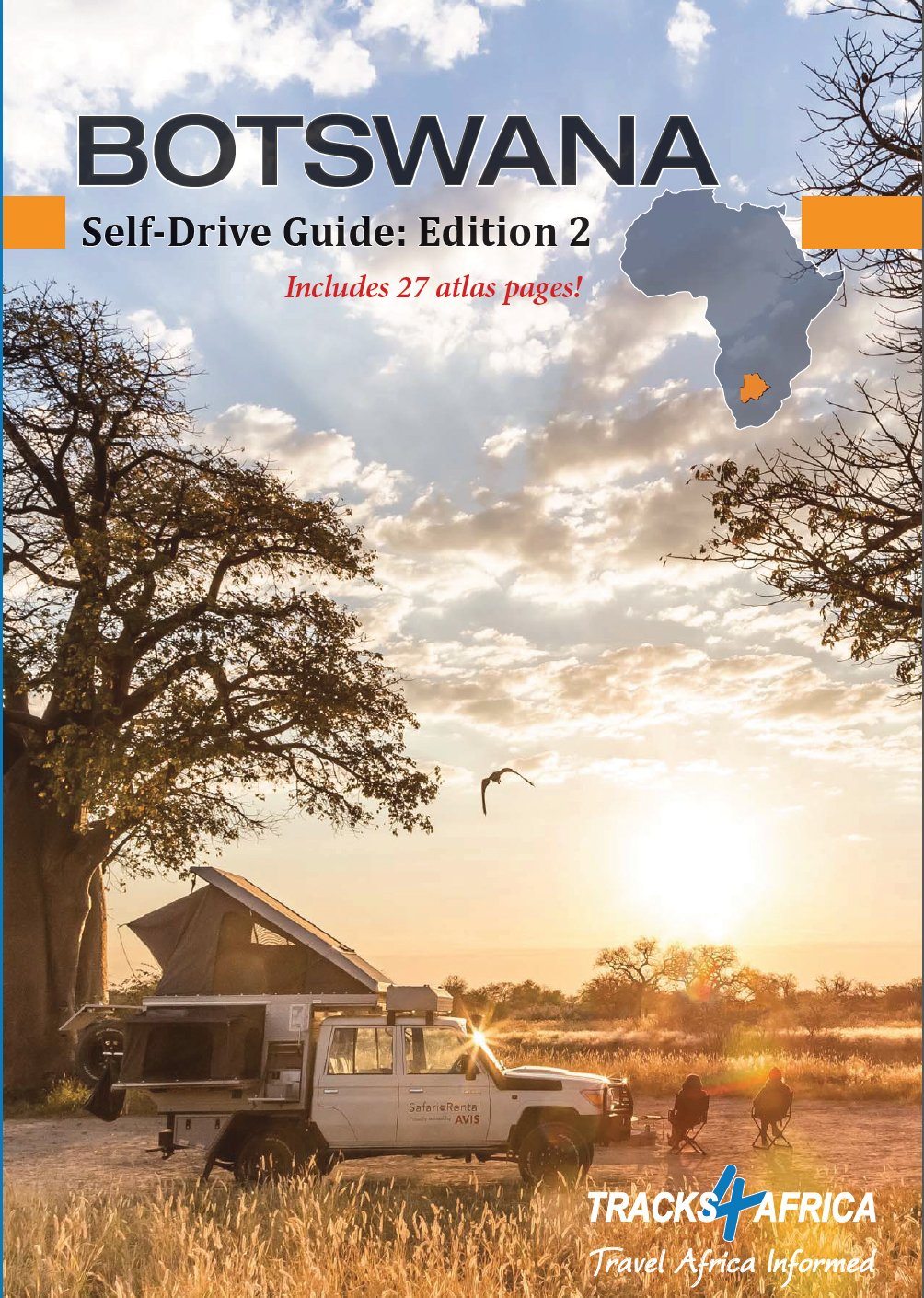 Guide pratique - Botswana en autonomie (en anglais) | Tracks4Africa guide de voyage Tracks4Africa