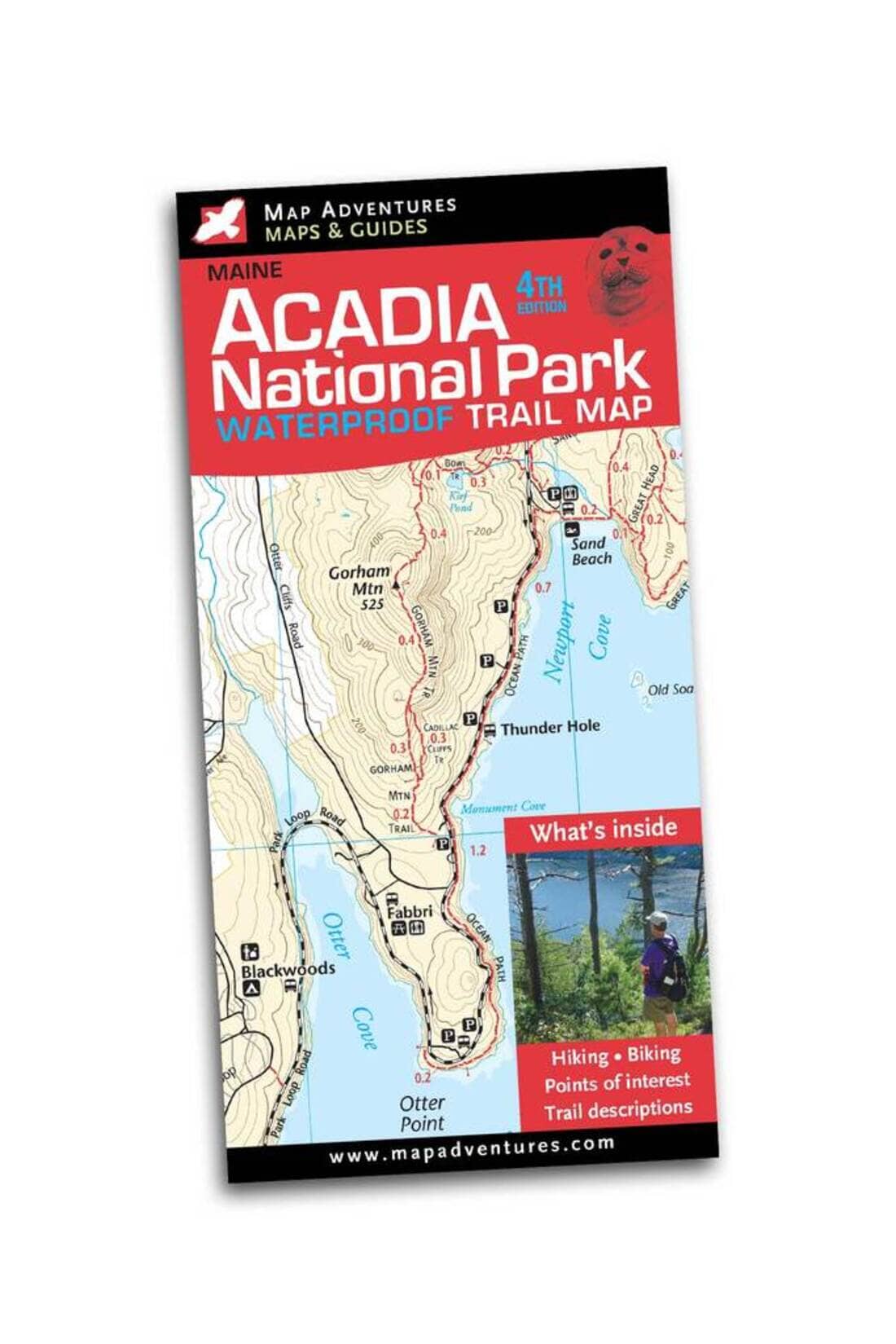 Parc national d'Acadie | Map Adventures carte de randonnée Map Adventures