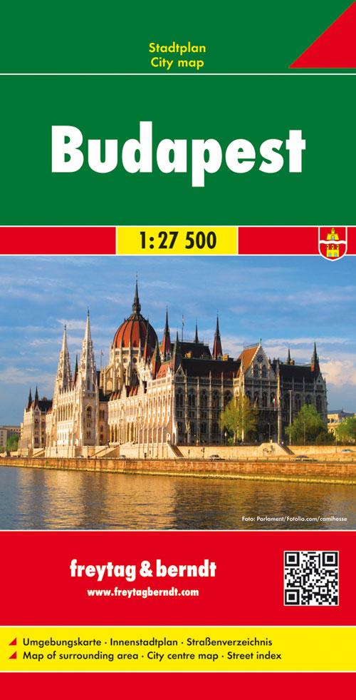 Plan détaillé - Budapest | Freytag & Berndt carte pliée Freytag & Berndt