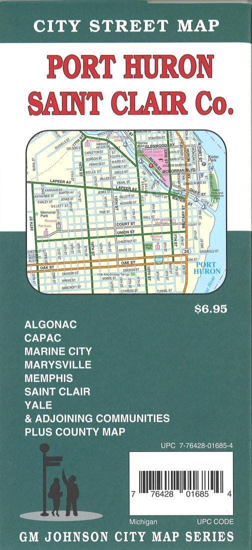 Port Huron and Saint Clair County - Michigan | GM Johnson Road Map