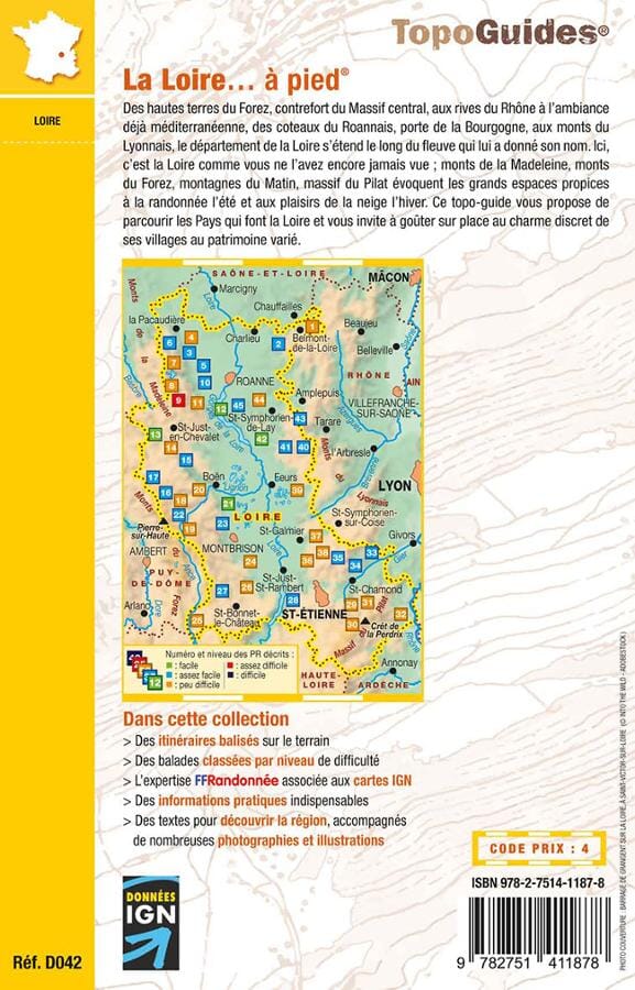 Topoguide de randonnée - la Loire à pied | FFR guide de randonnée FFR - Fédération Française de Randonnée