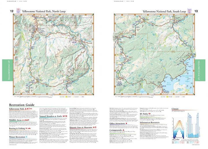 Wyoming Road and Recreation Atlas | Benchmark Maps atlas Benchmark Maps