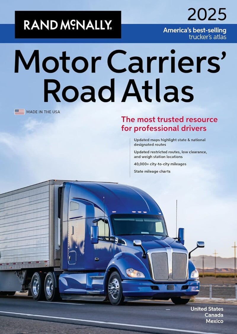 2025 Deluxe Motor Carriers' Road Atlas - USA, Canada, Mexique | Rand McNally atlas Rand McNally 