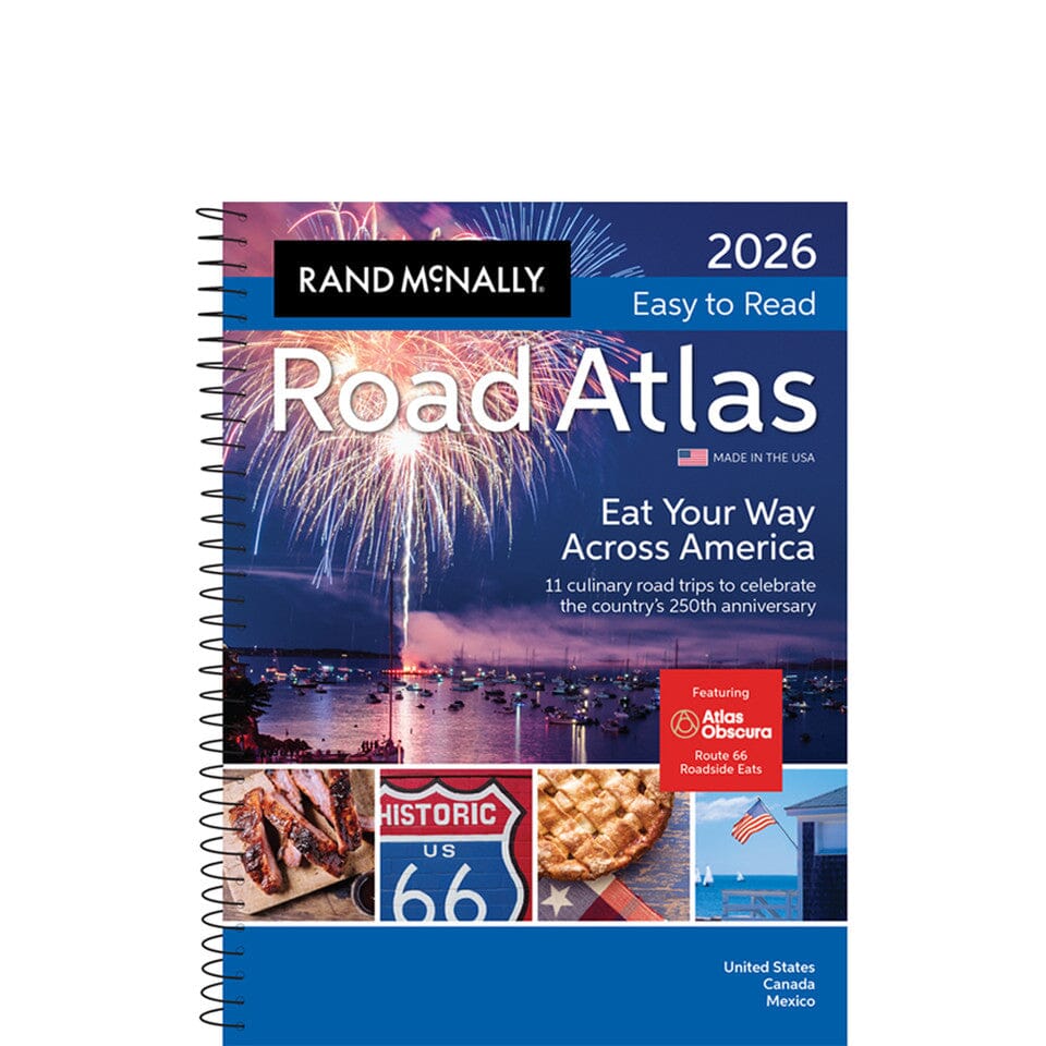 2026 Midsize Road Atlas - USA, Canada, Mexique, facile à lire (à spirales) | Rand McNally atlas Rand McNally 