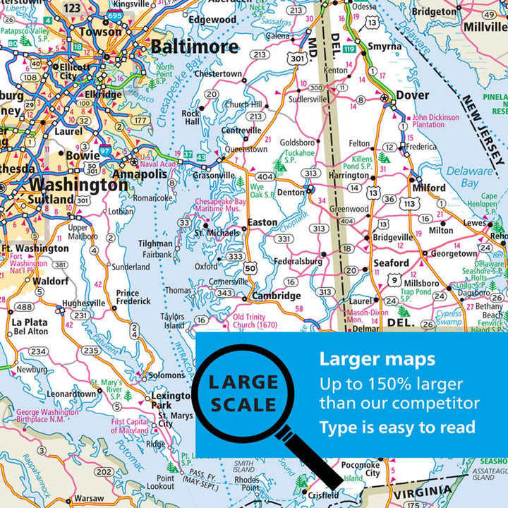 2026 Midsize Road Atlas - USA, Canada, Mexique, facile à lire (à spirales) | Rand McNally atlas Rand McNally 