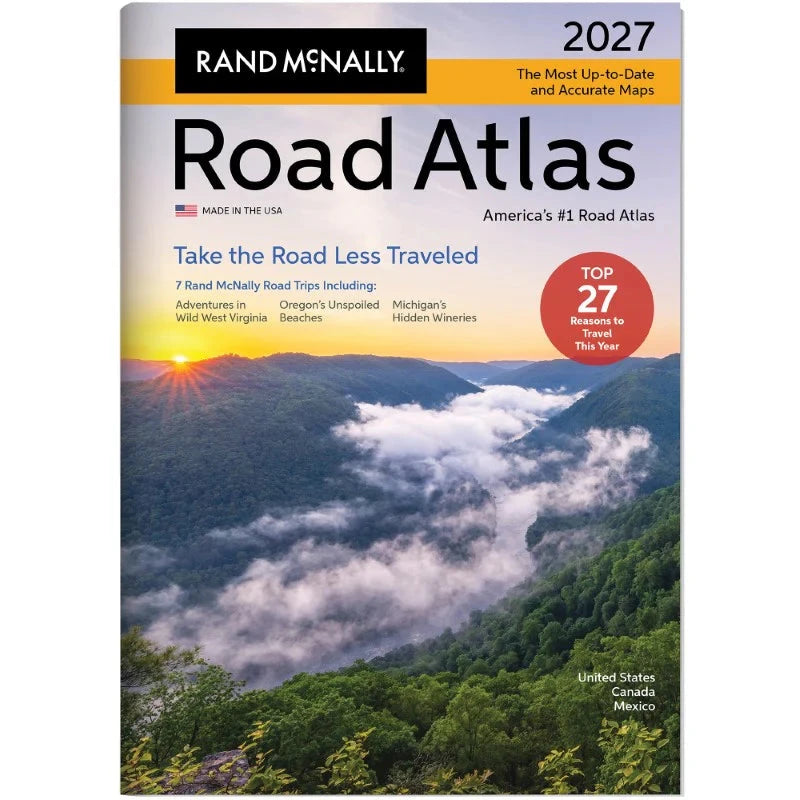 2027 Road Atlas - USA, Canada, Mexique | Rand McNally atlas Rand McNally 