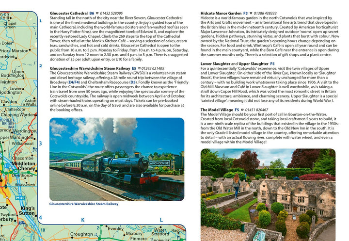 Carte de poche - Cotswolds (Angleterre) | Collins