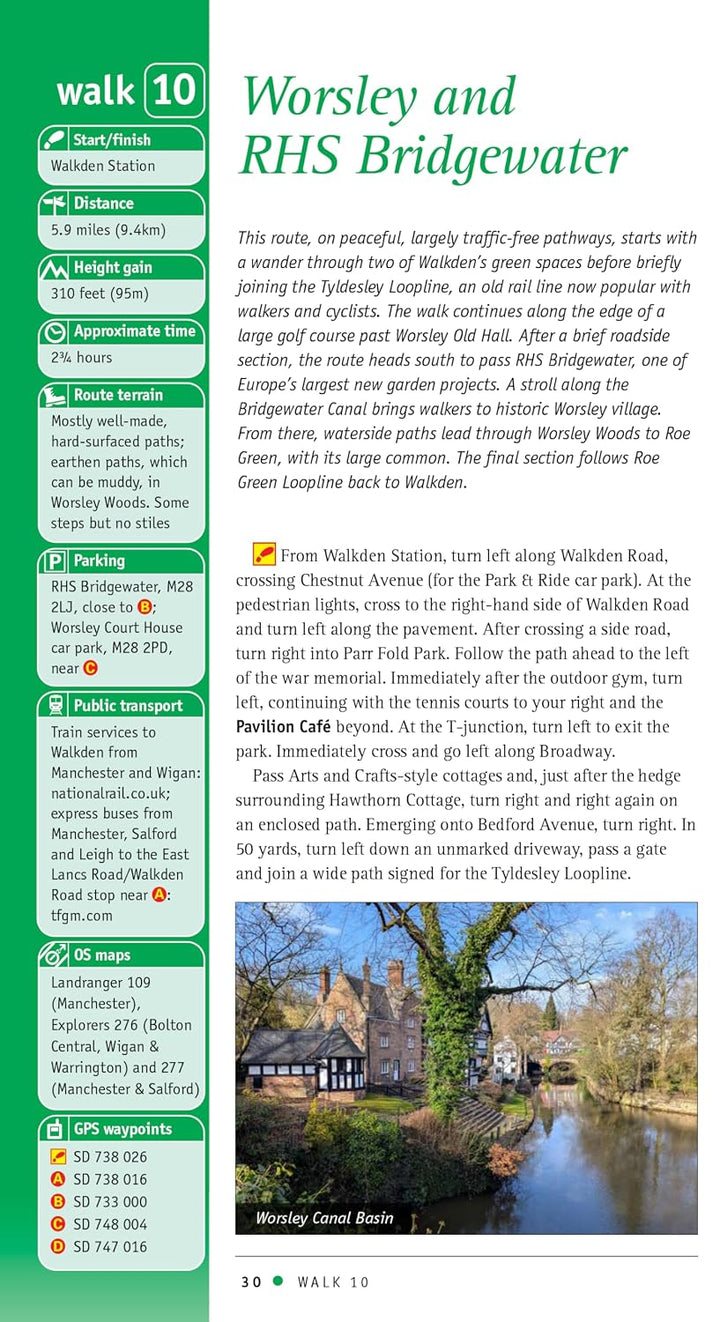 Guide de randonnées (en anglais) - Greater Manchester | Ordnance Survey - Pathfinder guides