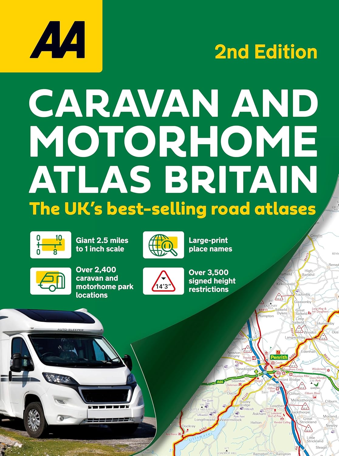 Atlas camping-car & caravane - Grande-Bretagne 2027 | AA Publishing