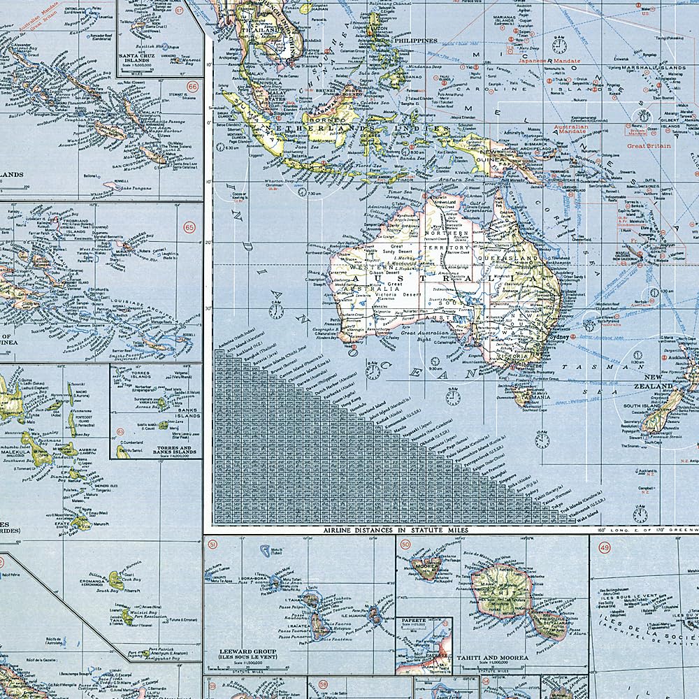 Carte historique - Théâtre de guerre en Europe (1942) | National Geographic carte routière National Geographic