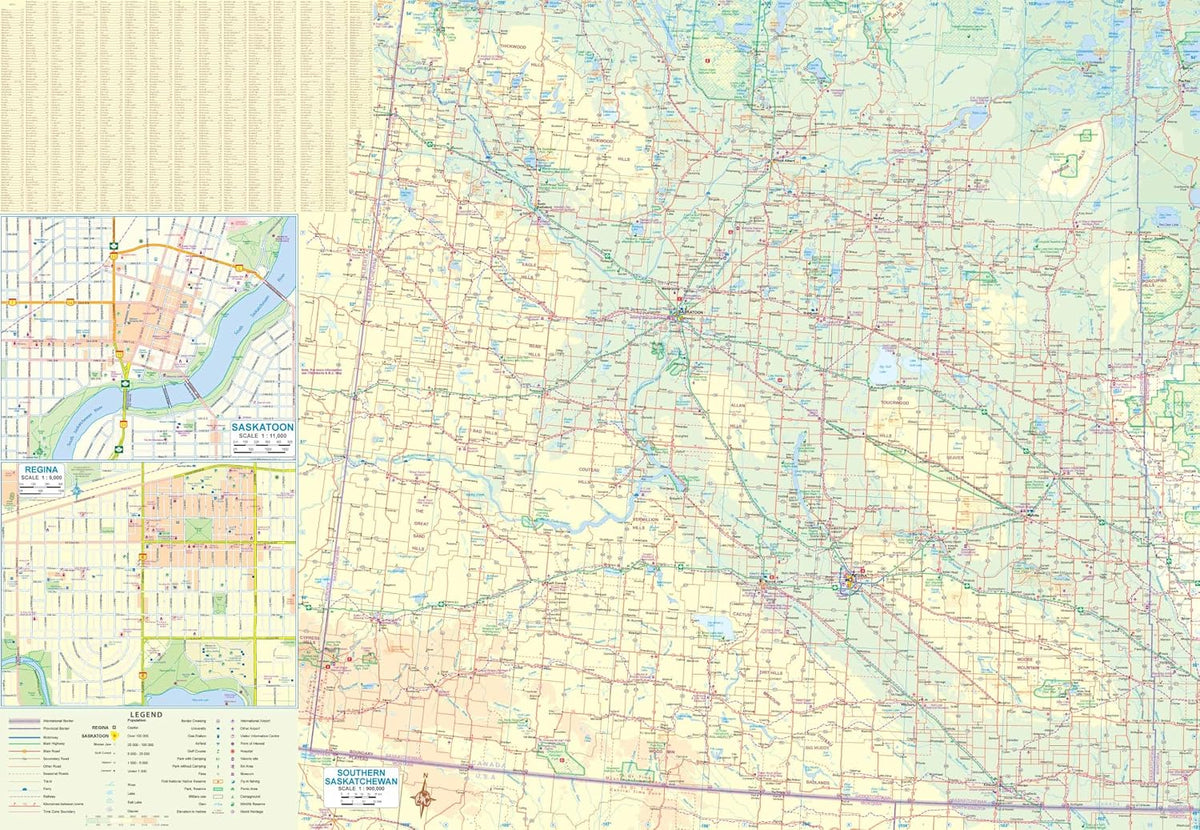Carte de voyage - Saskatchewan (Canada) | ITM