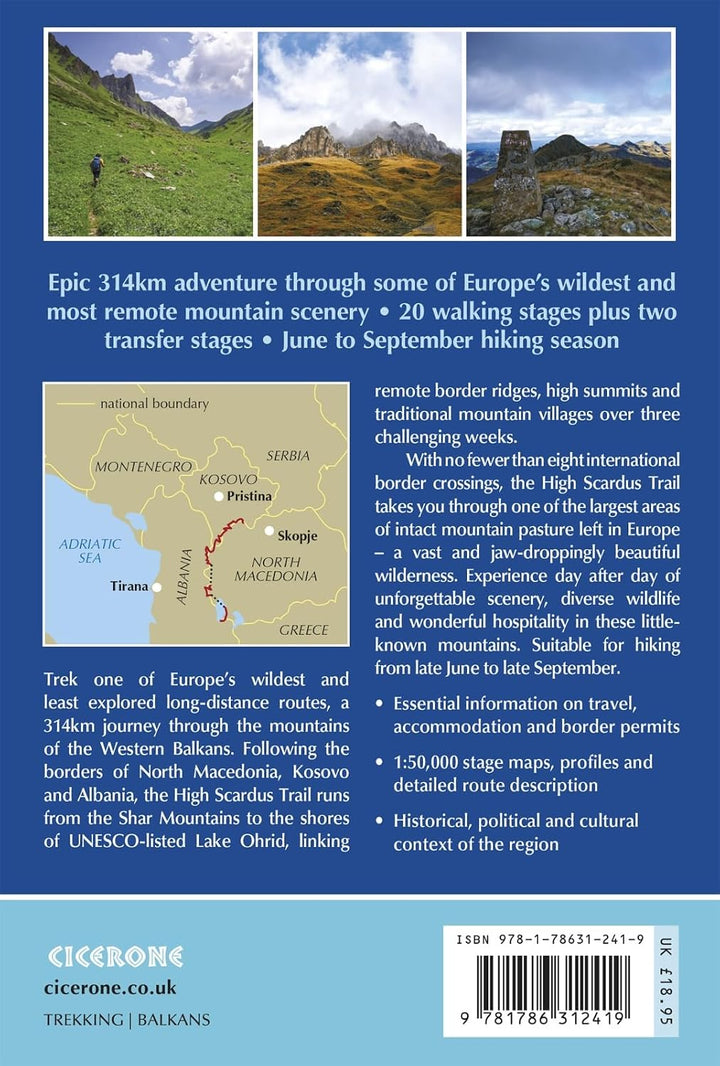 Guide de randonnée (en anglais) - Hiking the High Scardus Trail | Cicerone