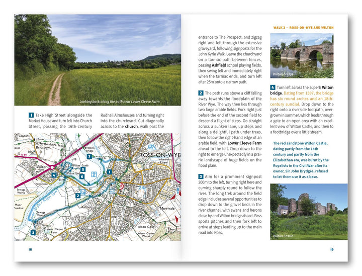 Walking Guide (in English) - Wye Valley, 15 Short Walks | Cicerone