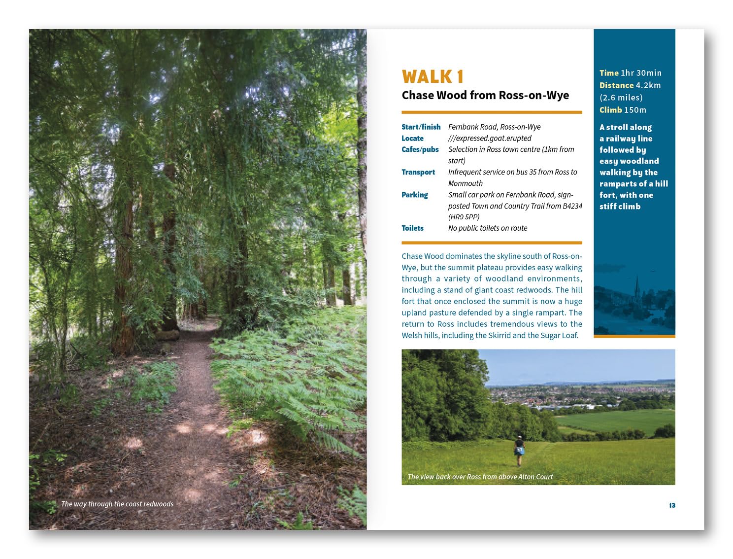 Walking Guide (in English) - Wye Valley, 15 Short Walks | Cicerone