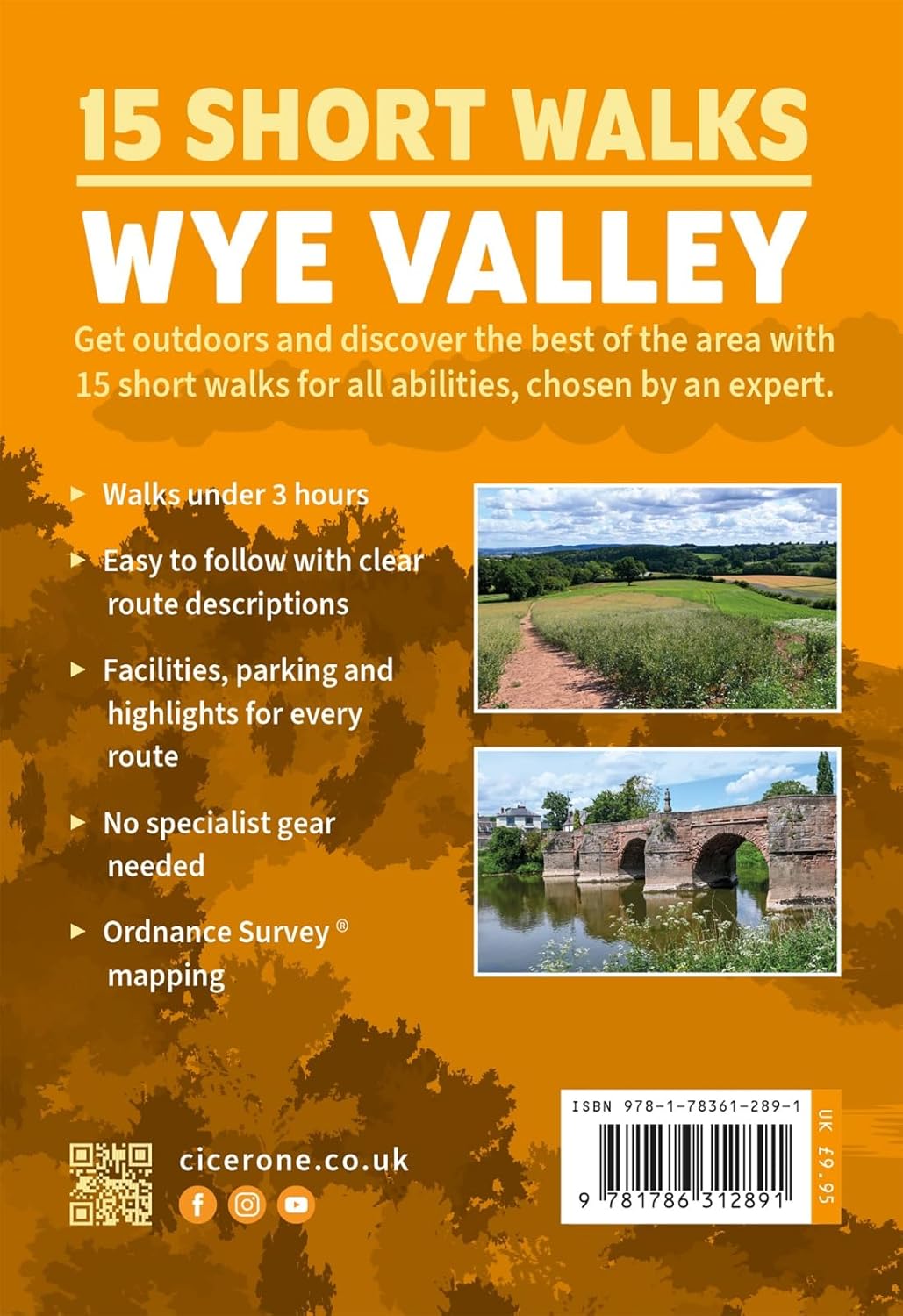 Walking Guide (in English) - Wye Valley, 15 Short Walks | Cicerone