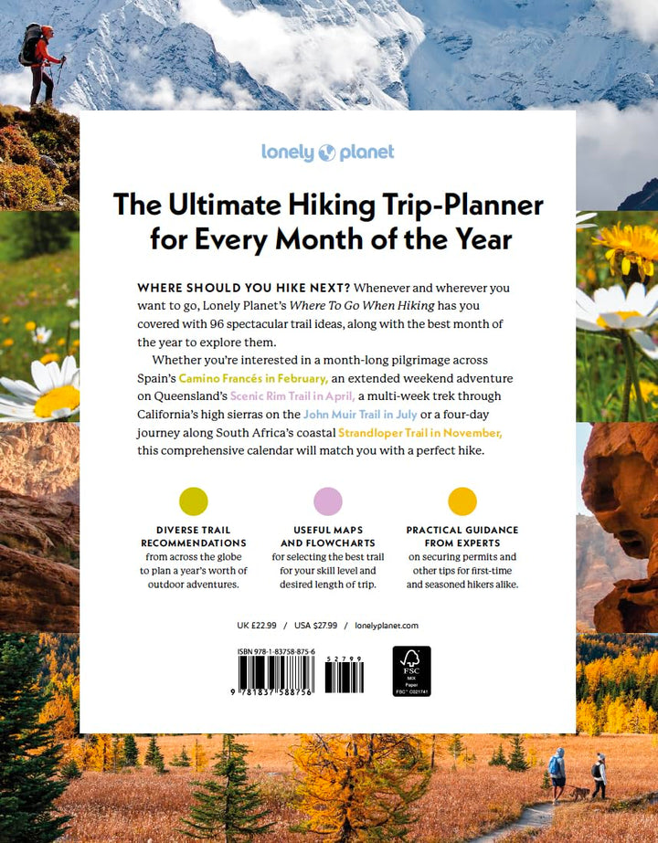 Beau livre (en anglais) - Where to go When Hiking | Lonely Planet