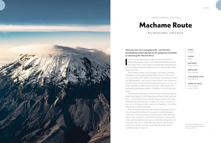Beau livre (en anglais) - Where to go When Hiking | Lonely Planet