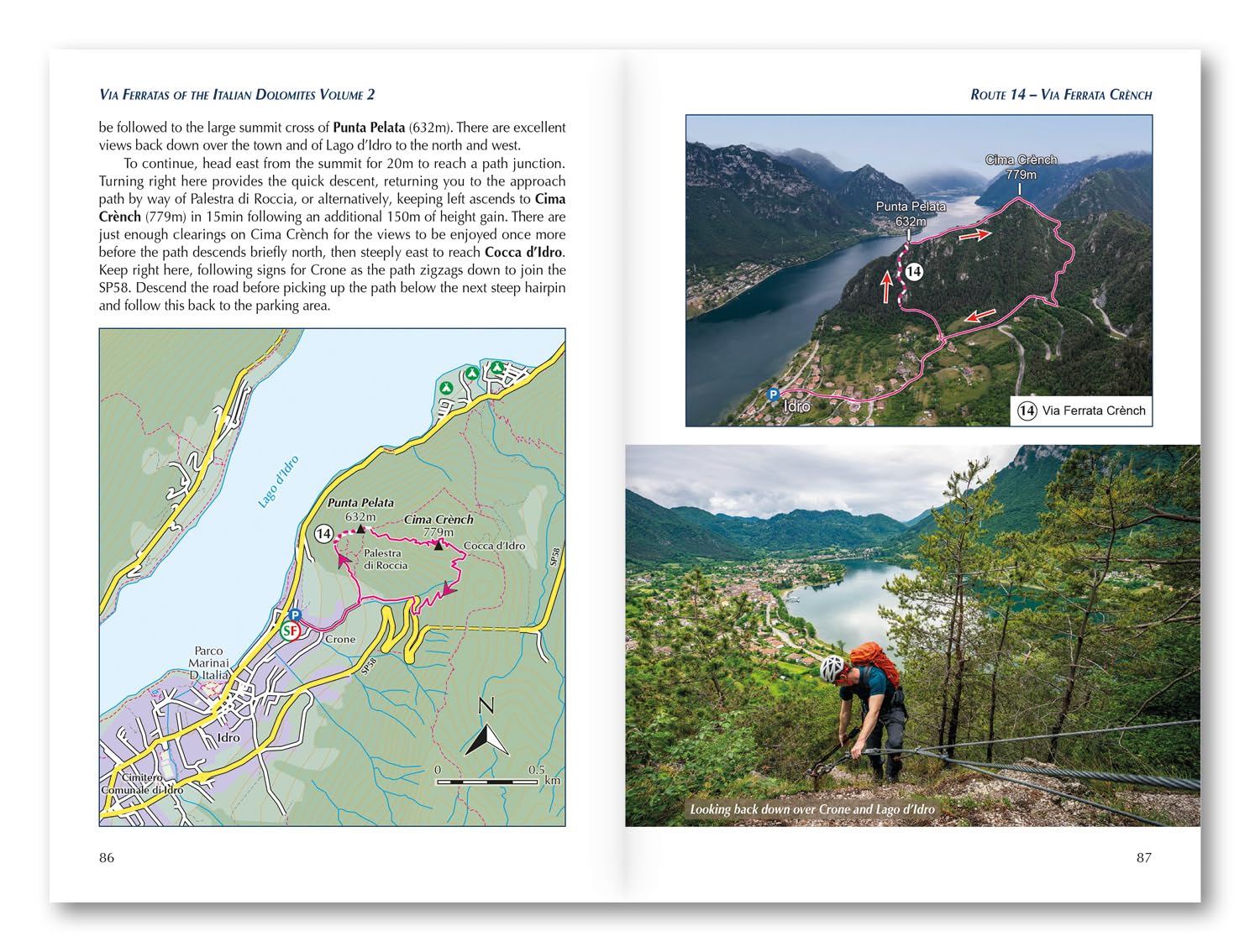 Guide de randonnées (en anglais) - Via Ferratas of the Italian Dolomites: Southern Dolomites, Brenta and Lake Garda Area | Cicerone guide de randonnée Cicerone