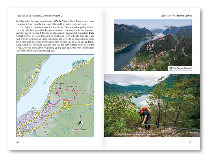 Guide de randonnées (en anglais) - Via Ferratas of the Italian Dolomites: Southern Dolomites, Brenta and Lake Garda Area | Cicerone guide de randonnée Cicerone
