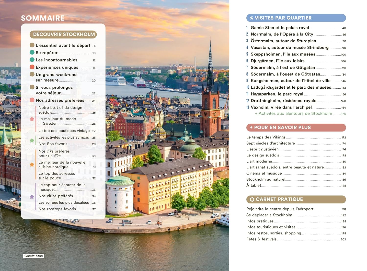Guide de voyage de poche - Un Grand Week-end à Stockholm 2026/27 | Hachette guide de voyage Hachette