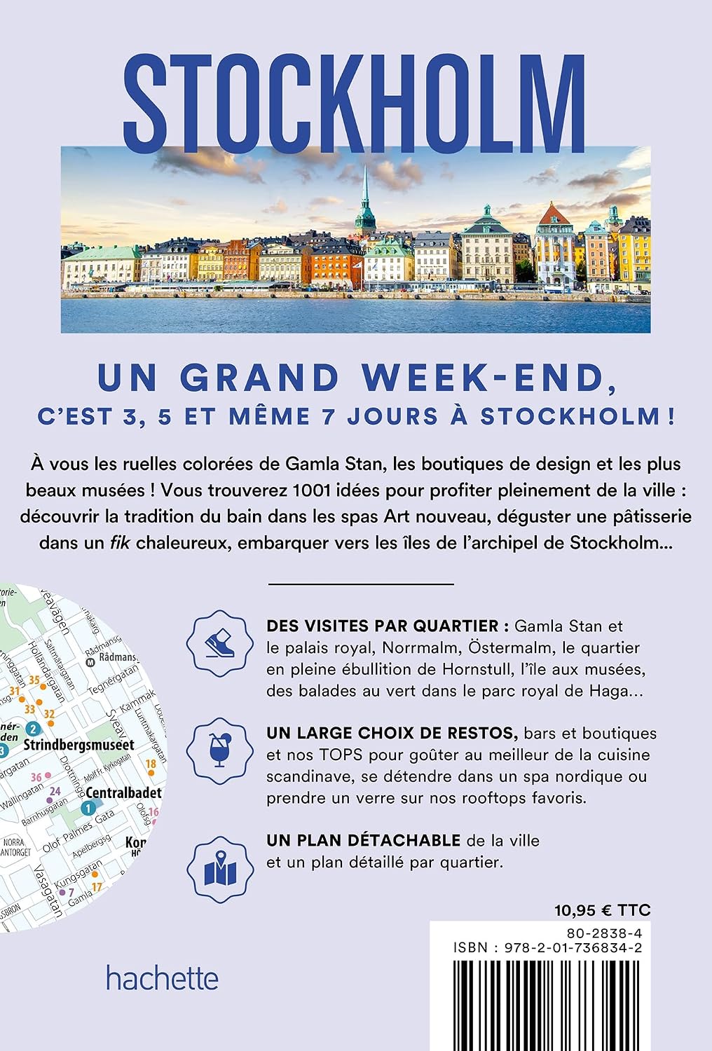 Guide de voyage de poche - Un Grand Week-end à Stockholm 2026/27 | Hachette guide de voyage Hachette