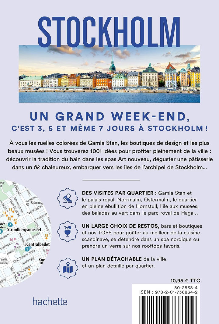 Guide de voyage de poche - Un Grand Week-end à Stockholm 2026/27 | Hachette guide de voyage Hachette