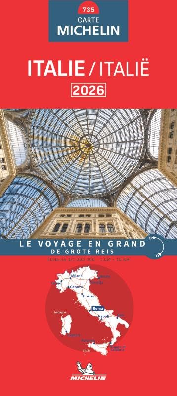 Carte routière n° 735 - Italie 2026 | Michelin