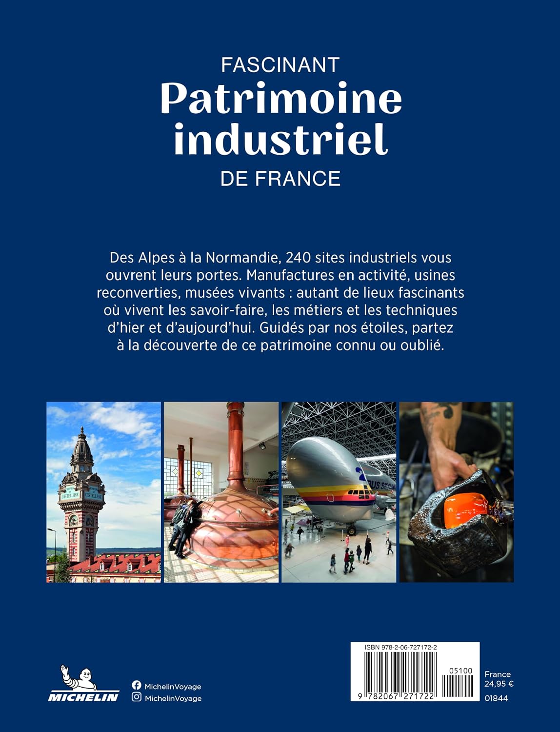 Beau livre - Fascinant patrimoine industriel de France 2026 | Michelin beau livre Michelin