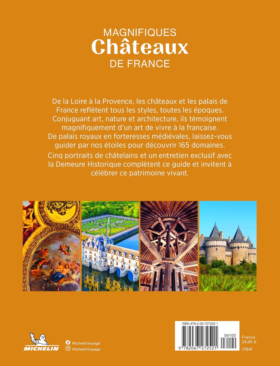 Beau livre - Magnifiques châteaux de France 2026 | Michelin beau livre Michelin