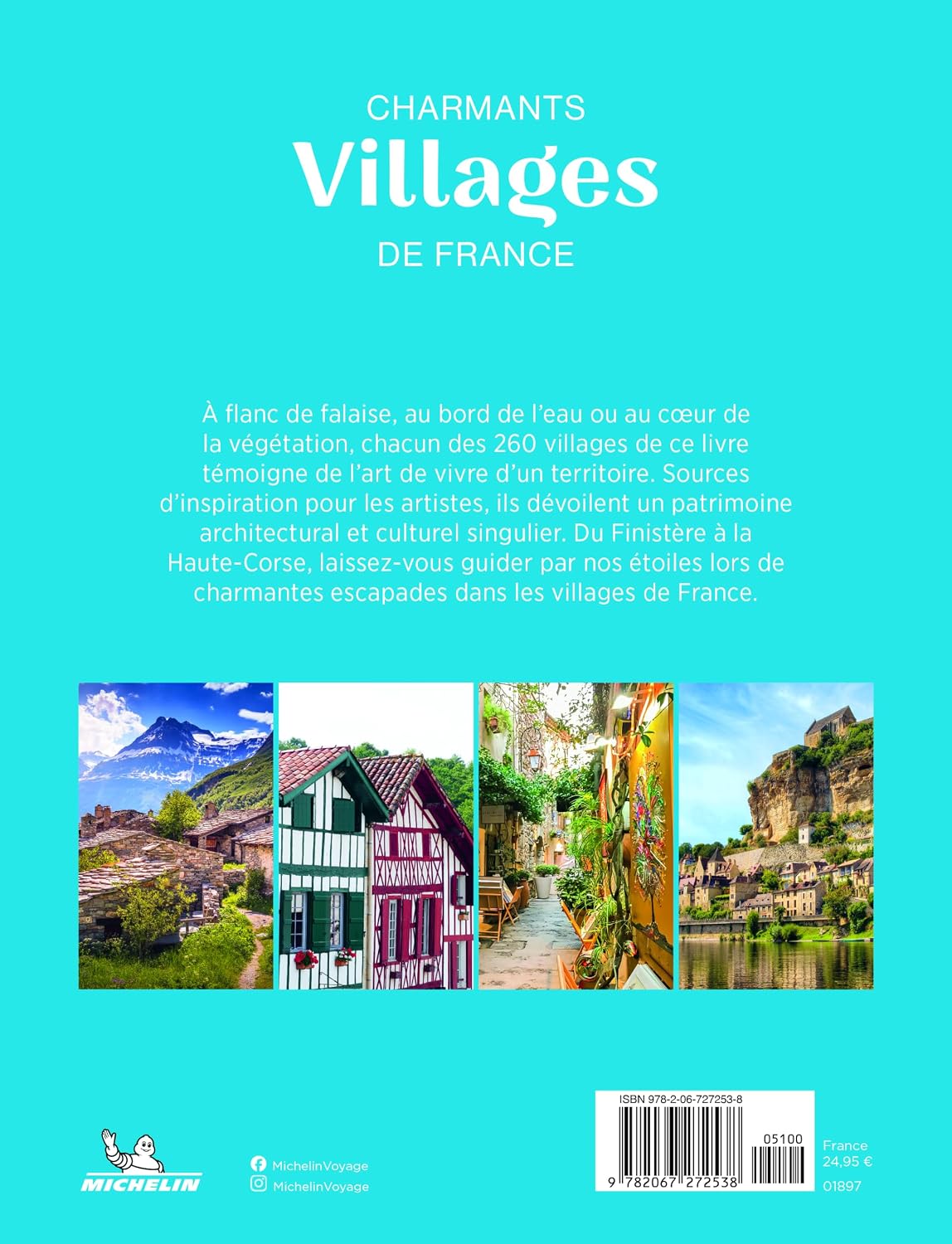 Beau livre - Charmants villages de France 2026 | Michelin beau livre Michelin