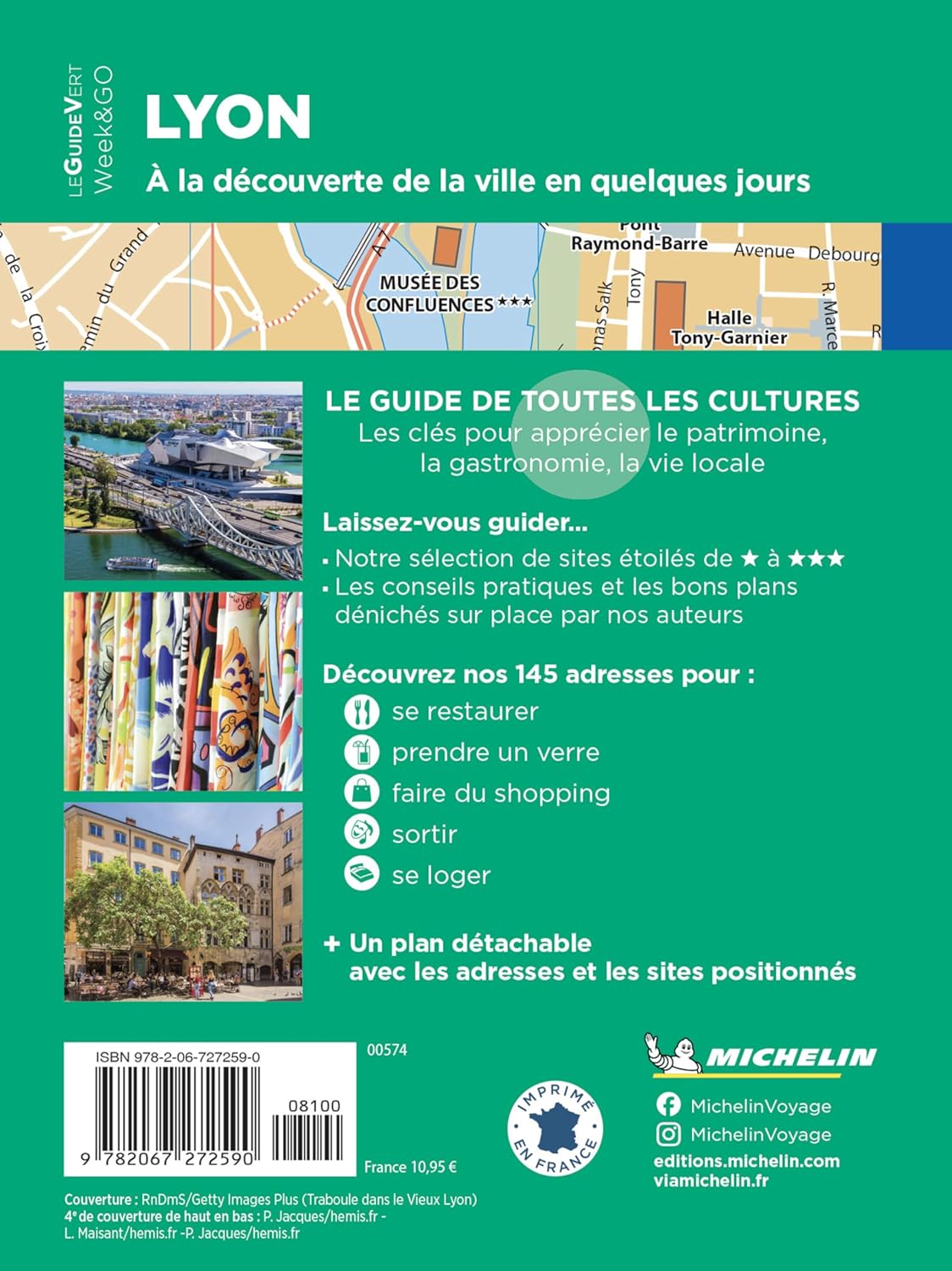 Guide Vert compact - Lyon 2026 | Michelin guide de voyage Michelin