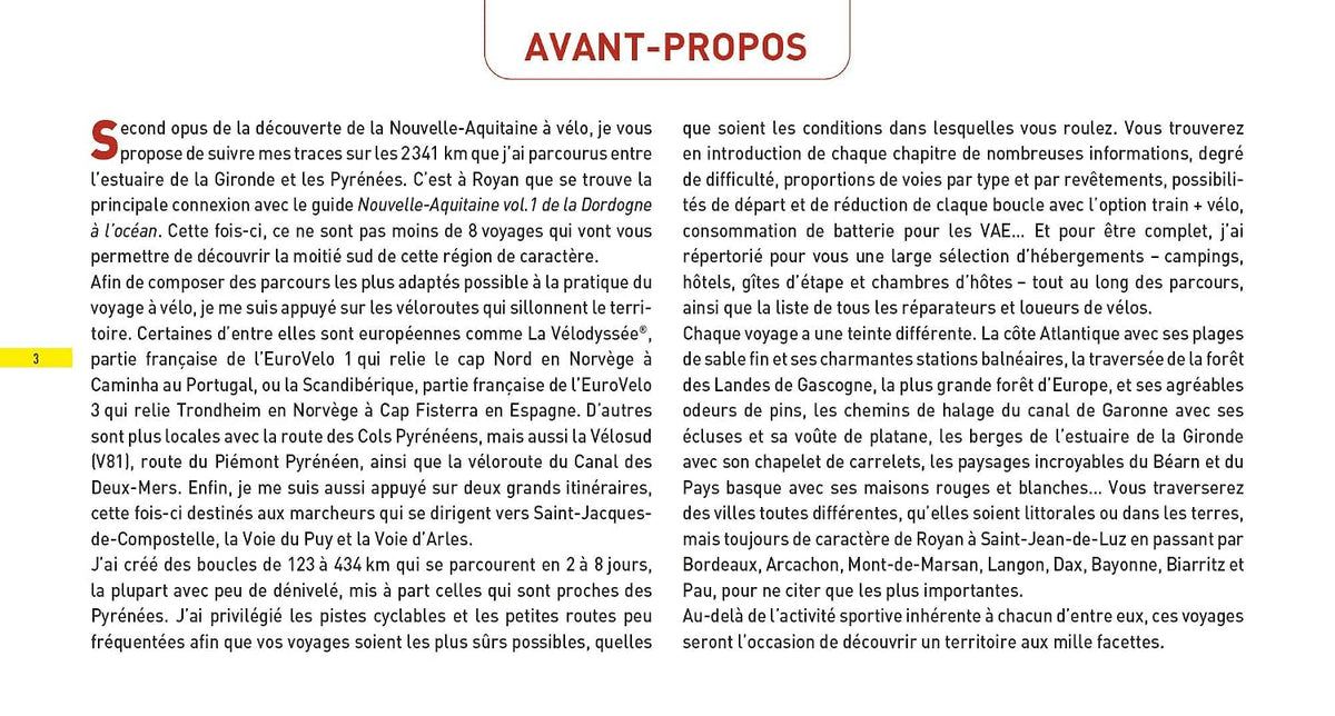 Guide de voyages à vélo et vélo électrique - Aquitaine | Glénat