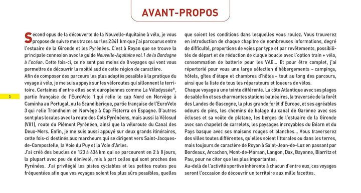 Guide de voyages à vélo et vélo électrique - Aquitaine | Glénat