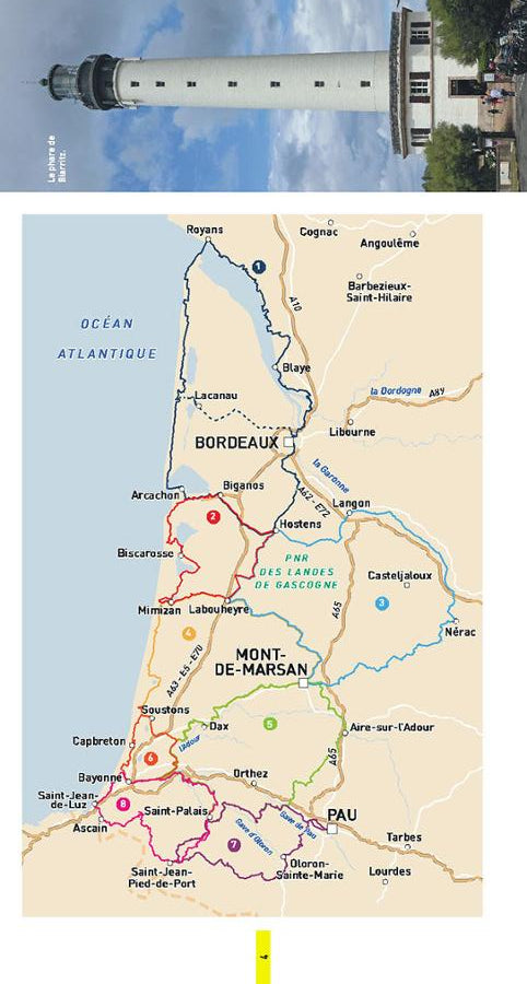 Guide de voyages à vélo et vélo électrique - Aquitaine | Glénat