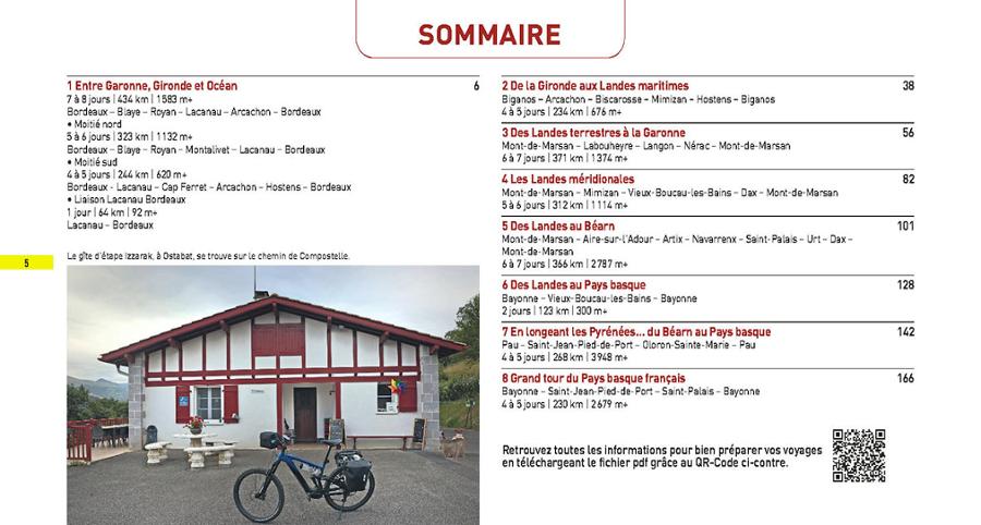 Guide de voyages à vélo et vélo électrique - Aquitaine | Glénat