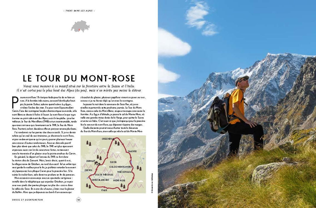Beau livre - Treks dans les Alpes - 50 randonnées en France, Italie, Suisse, Autriche, Slovénie, Allemagne et au Liechtenstein | Lonely Planet
