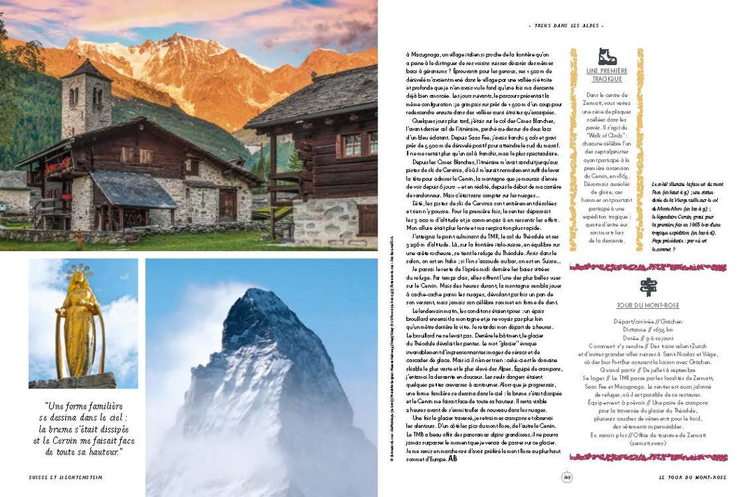 Beau livre - Treks dans les Alpes - 50 randonnées en France, Italie, Suisse, Autriche, Slovénie, Allemagne et au Liechtenstein | Lonely Planet