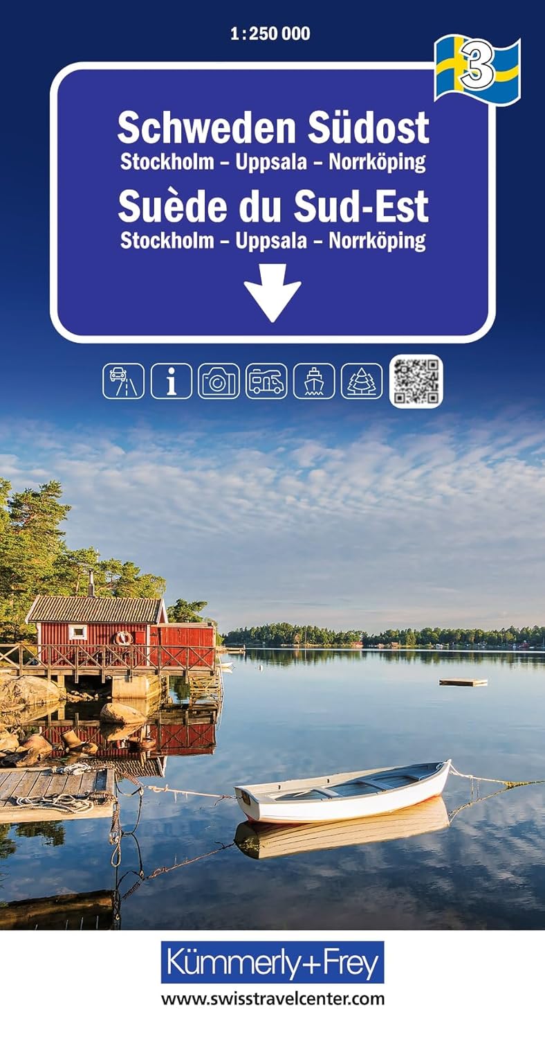 Road map No. 3 - Southeast Sweden (Stockholm, Gotland) | Kümmerly & Frey