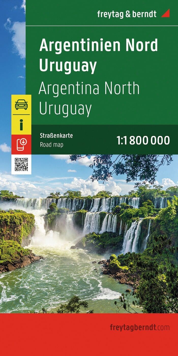 Carte routière - Argentine Nord, Uruguay | Freytag & Berndt