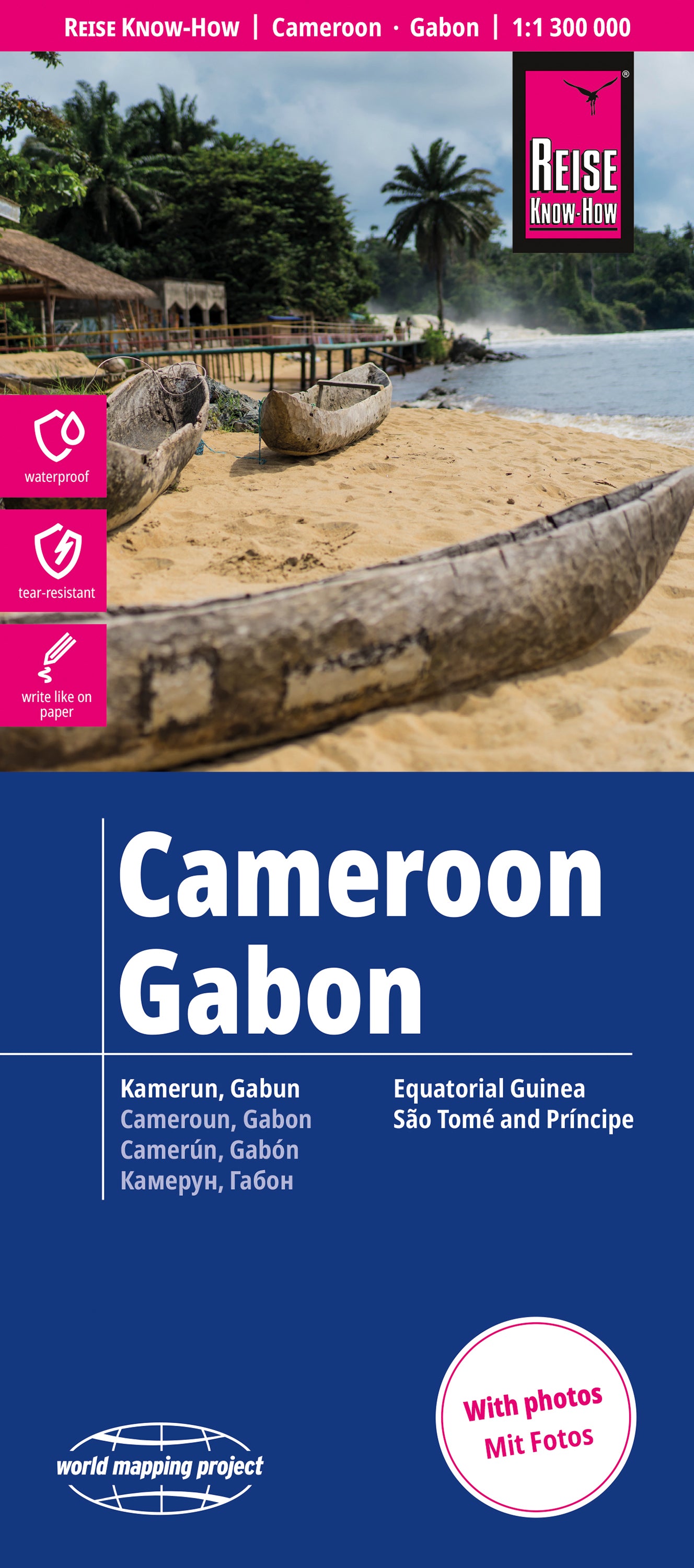 Carte routière - Cameroun, Gabon | Reise Know How
