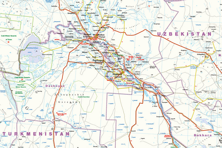 Carte routière - Asie Centrale | Reise Know How carte routière Reise Know-How