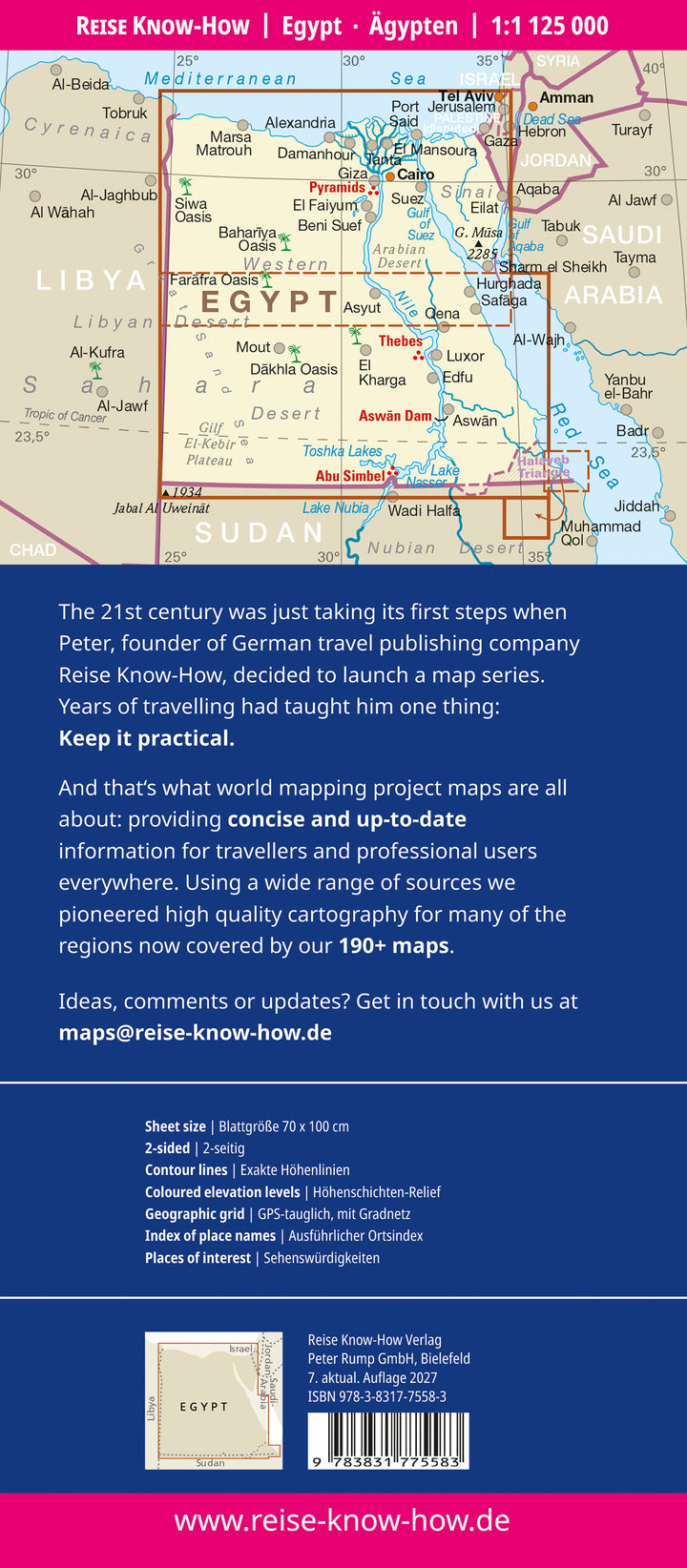 Road map - Egypt | Reise Know-How