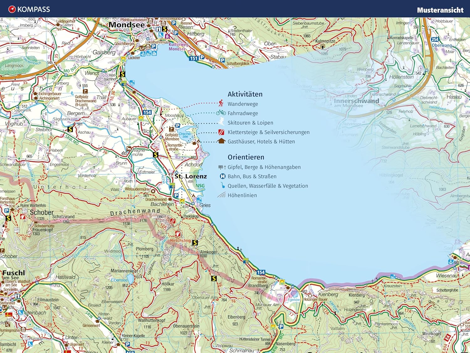 Carte de randonnée - Lande de Lunebourg | Kompass 718 - 1:50 000 carte de randonnée Kompass