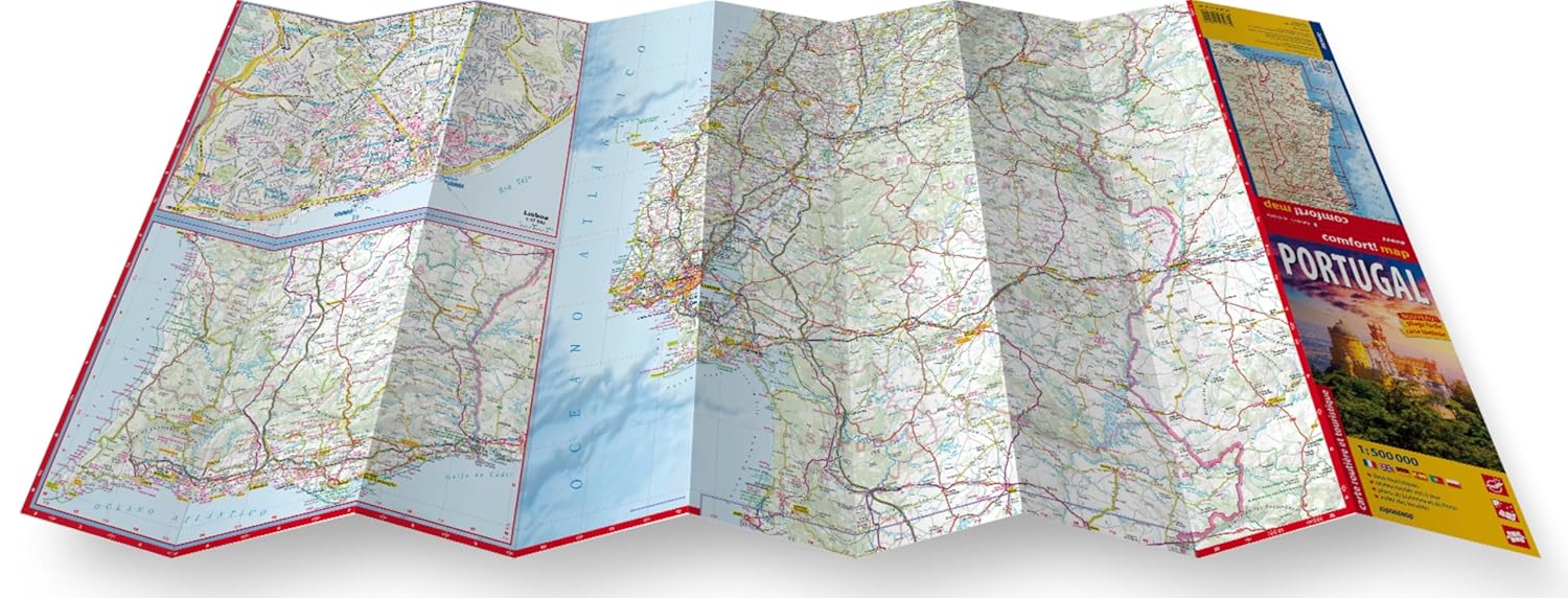 Carte routière plastifiée - Portugal | Express Map