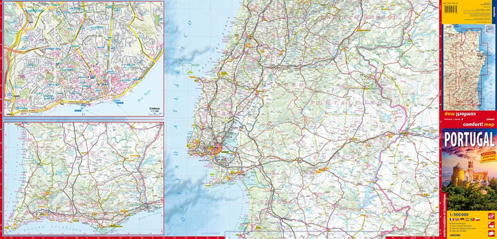 Carte routière plastifiée - Portugal | Express Map